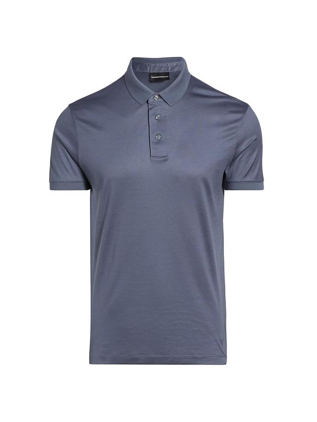 Men's Solid Polo Shirt Product Image