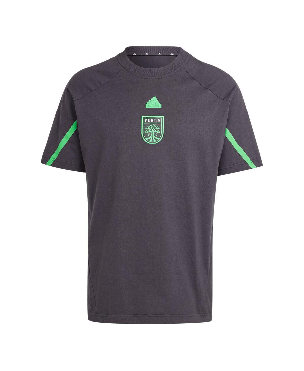 Mens adidas Black Austin FC 2024 Travel Raglan T-Shirt Product Image