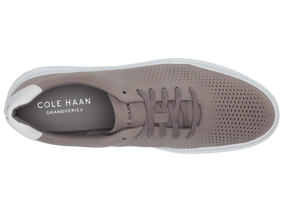 Cole Haan Mens GrandPr Rally Laser Cut Sneaker - Grey Size 7 Product Image