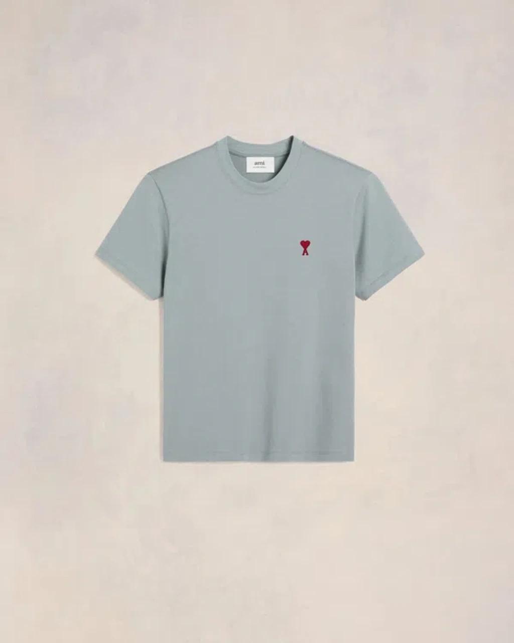 Red Ami De Coeur T-shirt Blue In Clay Blue Product Image