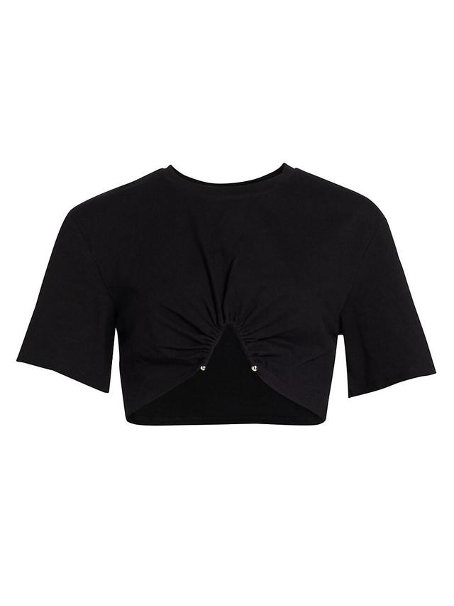 Womens Elivra Cotton Crop Top Product Image