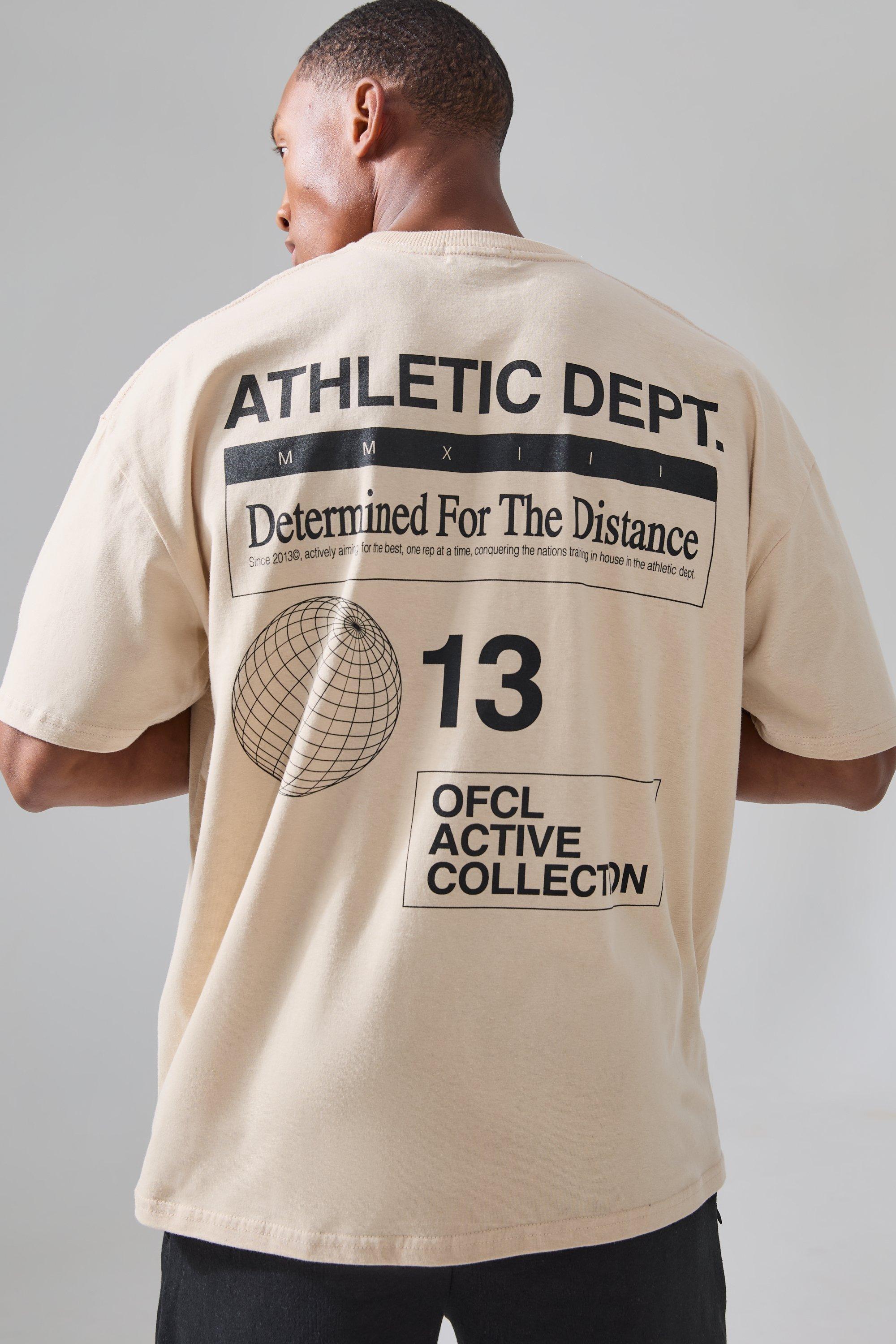 Man Active Athletic Dept. Oversized T-shirt | boohooMAN USA Product Image