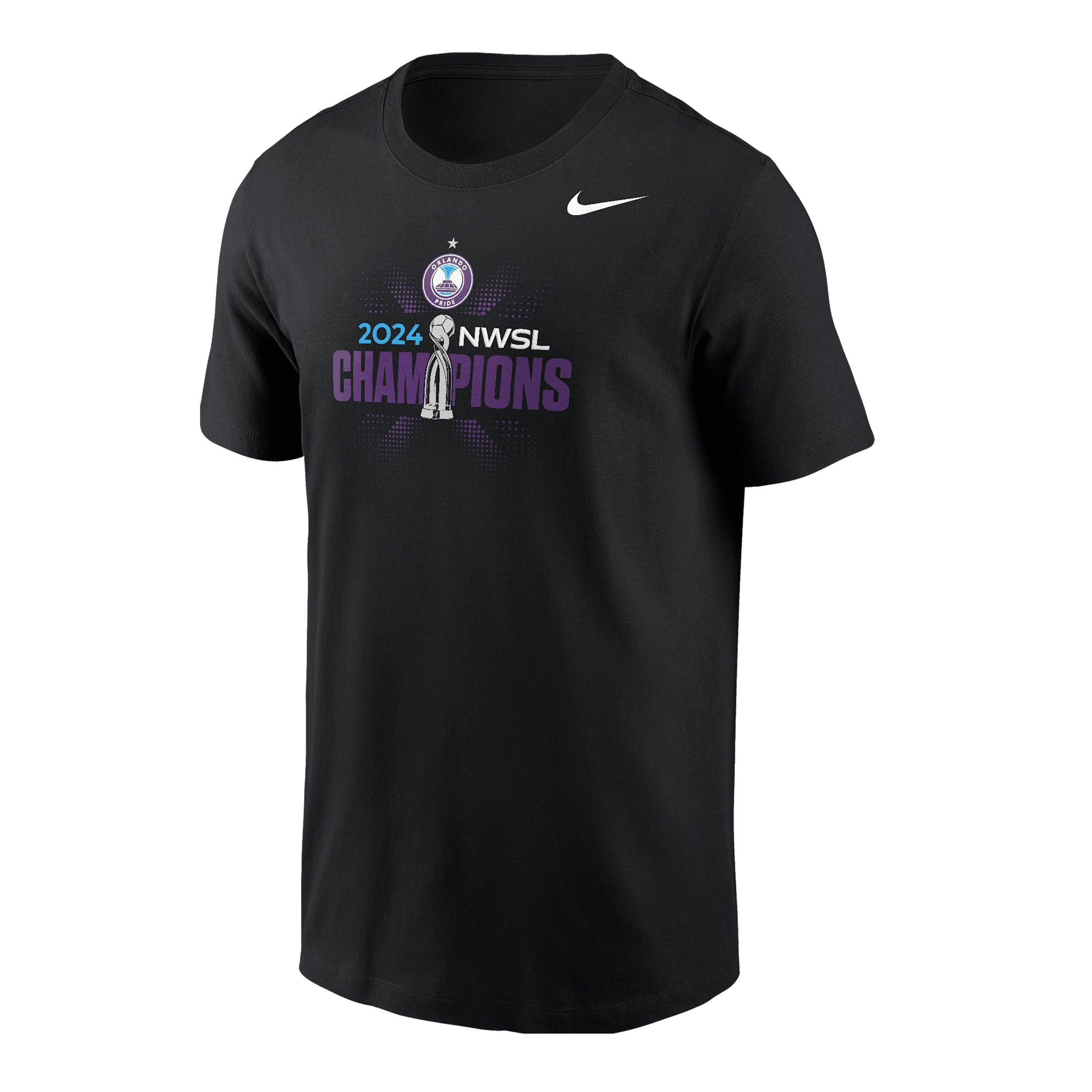 Orlando Pride 2024 NWSL Champions Men's Nike T-Shirt Product Image