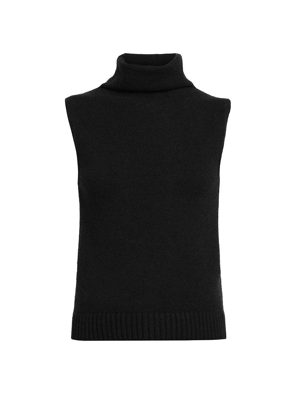 Womens Sleeveless Turtleneck Top product image