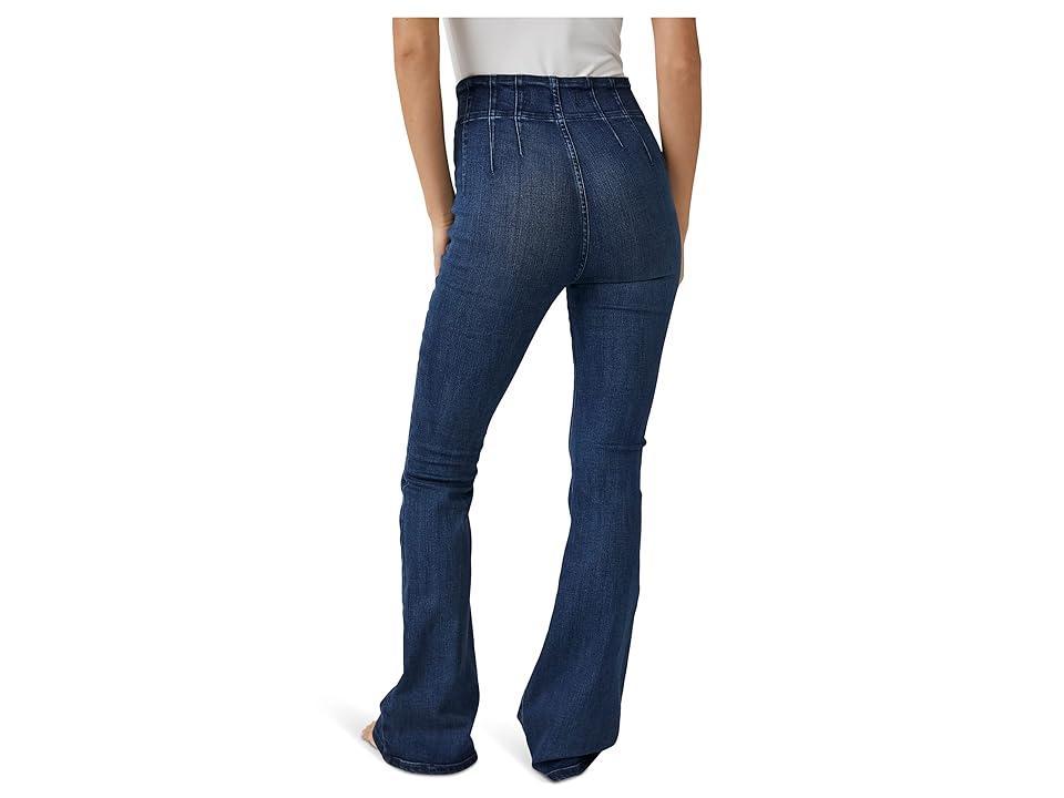 Free People Jayde High Rise Stretch Denim Flared Leg Denim Jeans Product Image