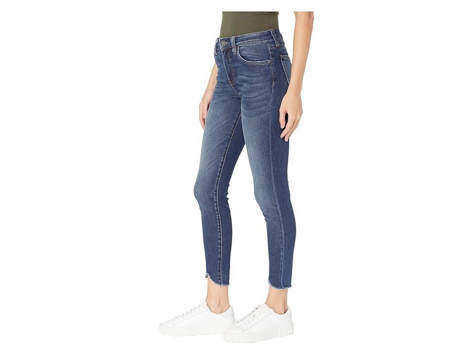 KUT from the Kloth Connie High-Rise Ankle Jeans (Behave w/ Dark Stone Base Wash) Women's Jeans Product Image