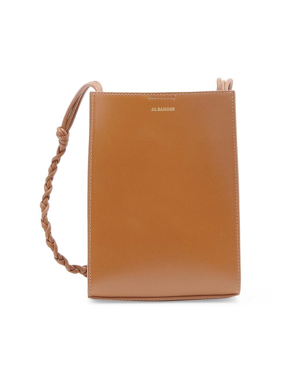 Womens Small Tangle Leather Crossbody Bag Product Image