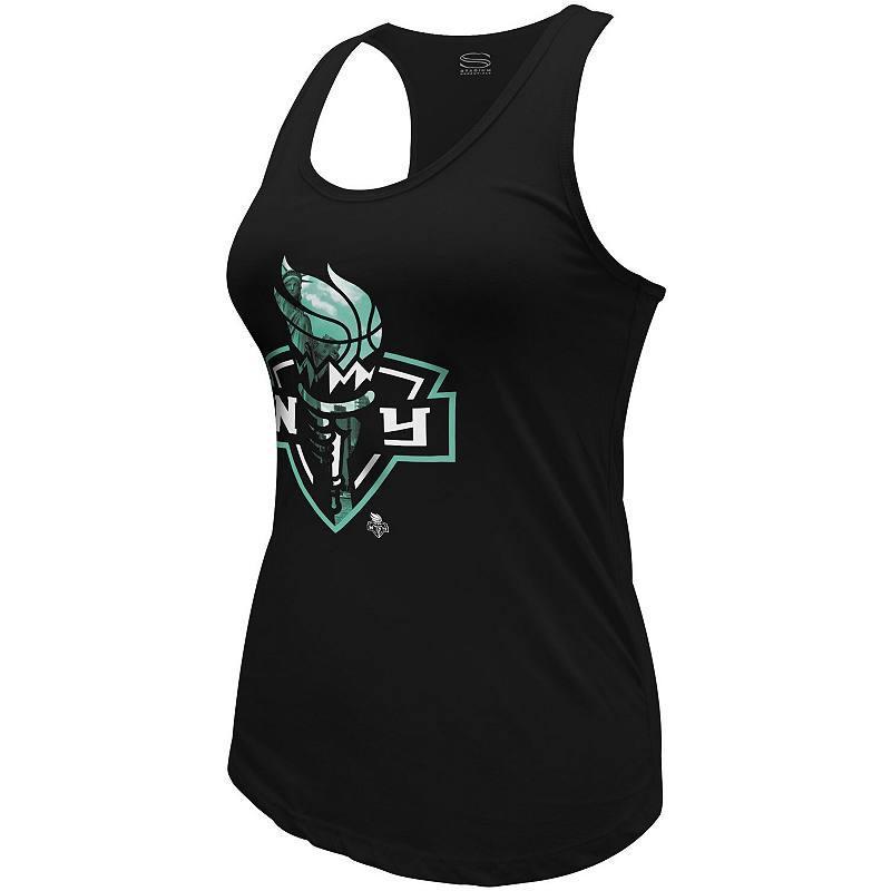 Womens Stadium Essentials Black New York Liberty City View Tank Top product image