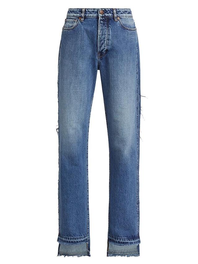 Womens Sabina Cut-Out-Hem Jeans Product Image