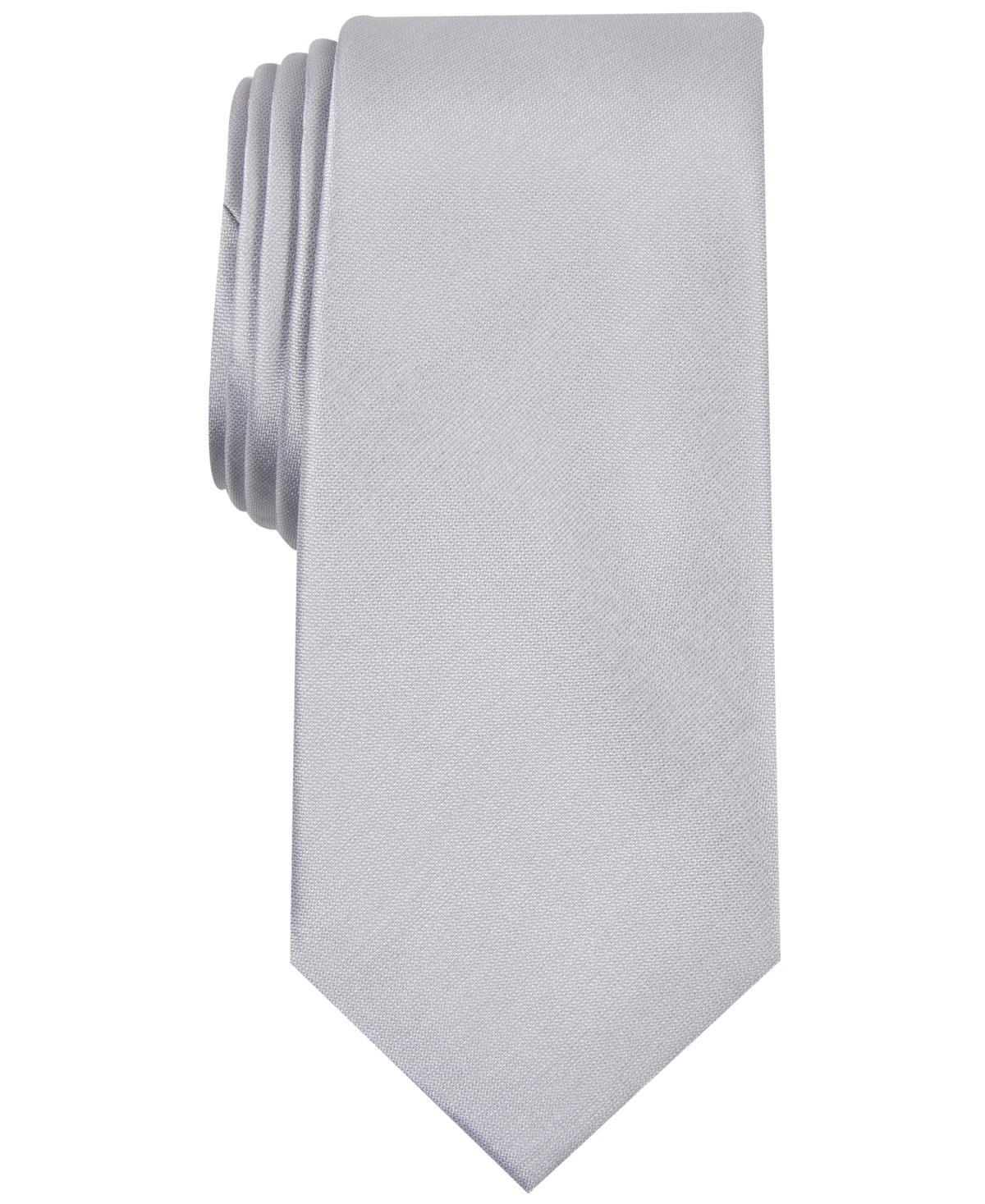 Alfani Mens Solid Texture Slim Tie, Created for Macys Product Image