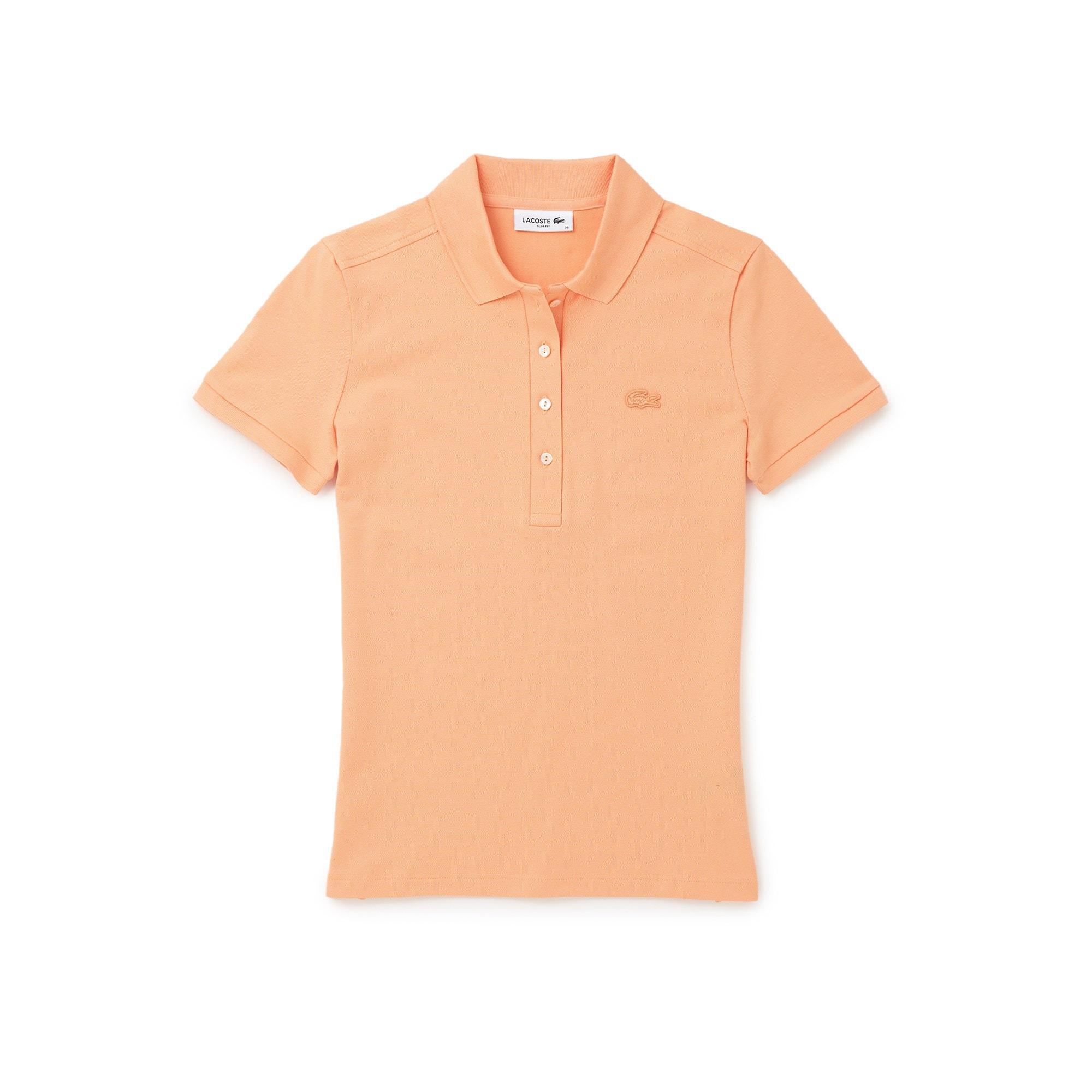 Women's L.12.D Slim Fit Stretch Mini Piqué Polo Product Image