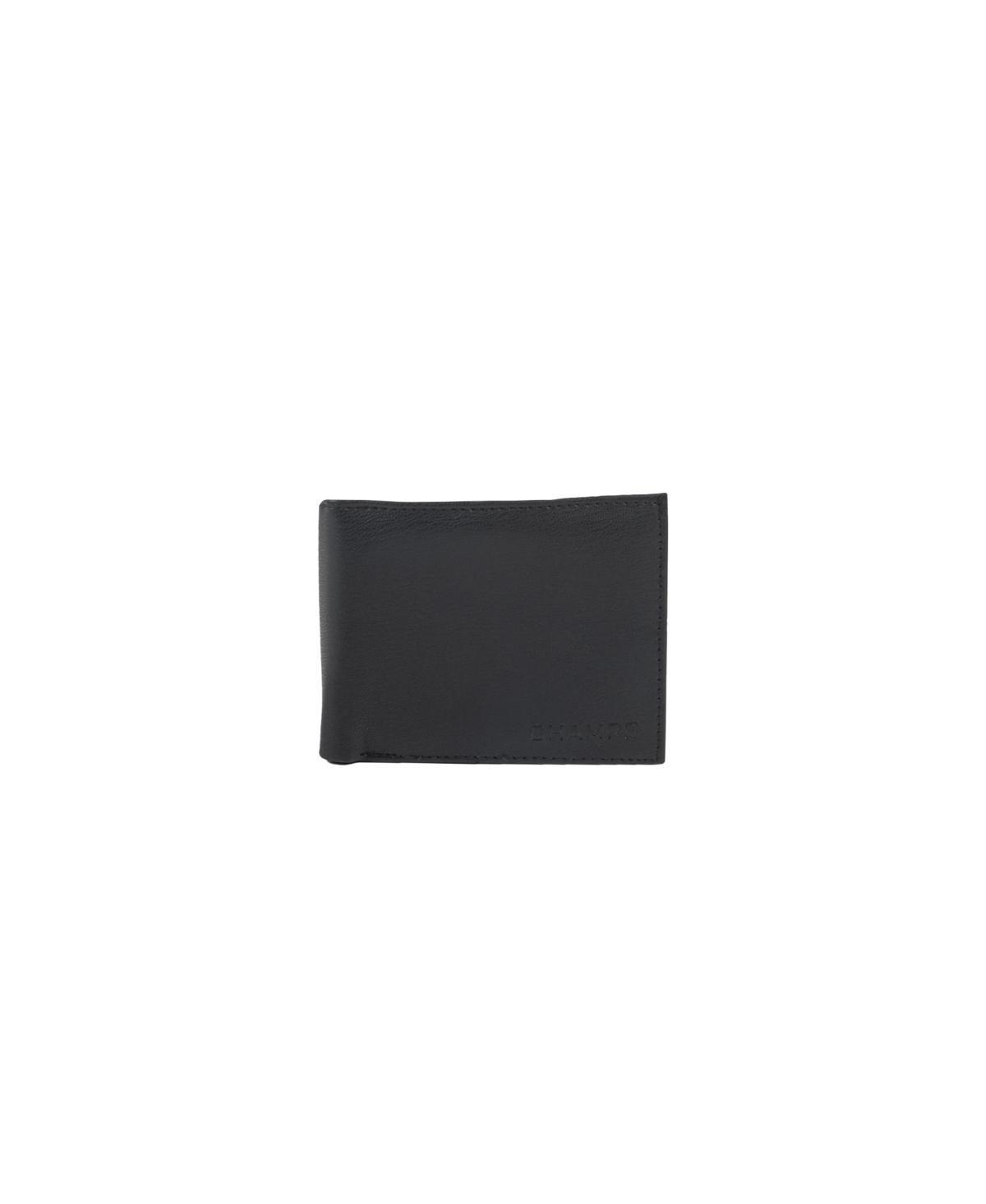 Champs Mens Leather Rfid Wallet in Gift Box - Black Product Image