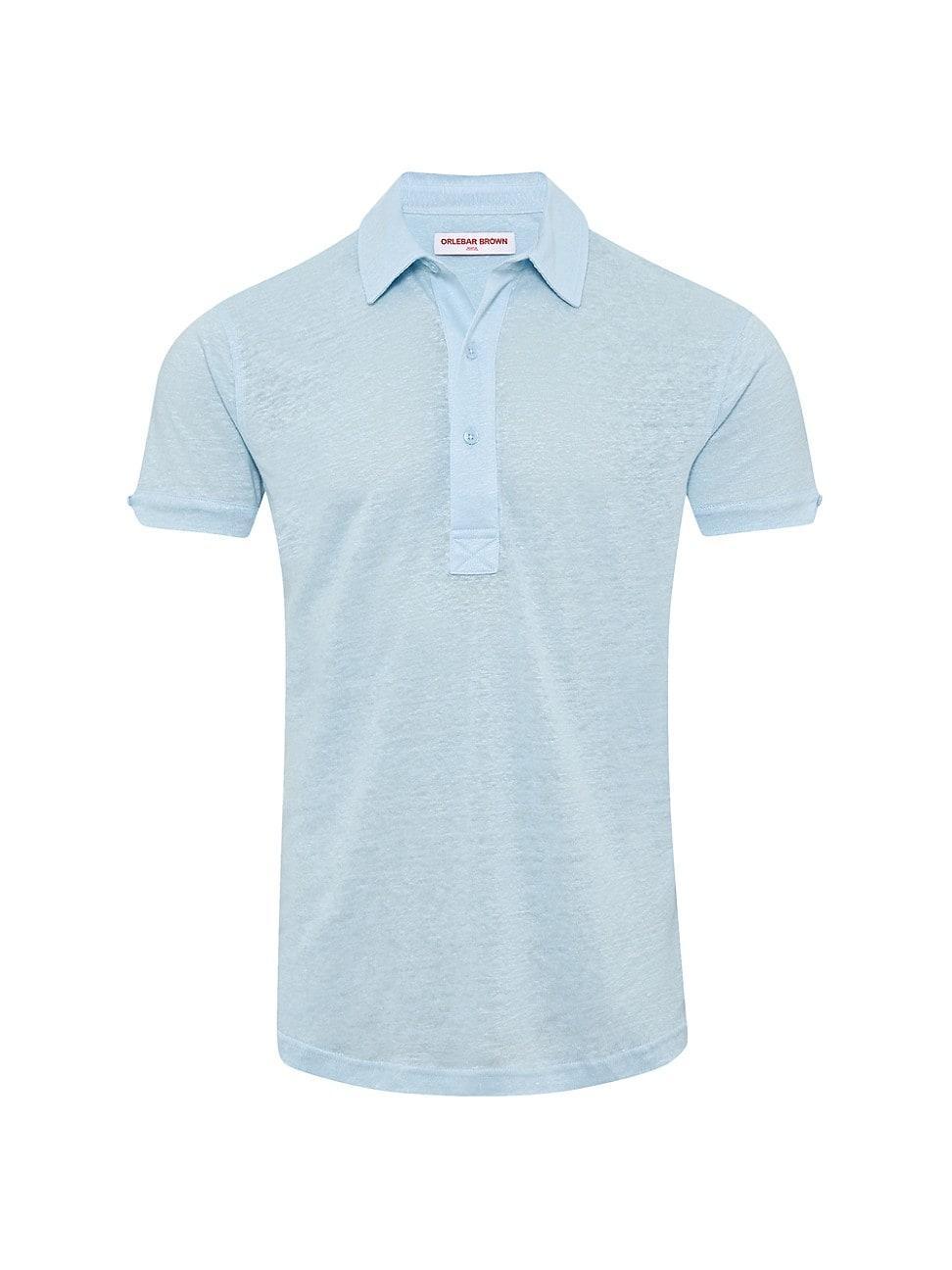 Mens Sebastian Linen Polo Shirt Product Image