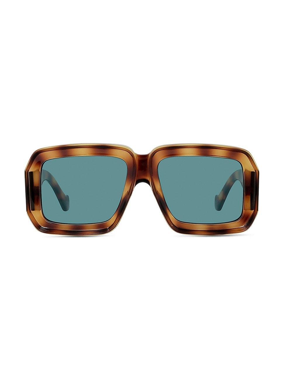 Mens LOEWE x Paulas Ibiza Havana 56MM Mask Sunglasses Product Image