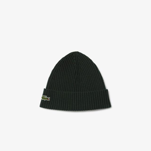 Rib Knit Brushed Wool Beanie Product Image