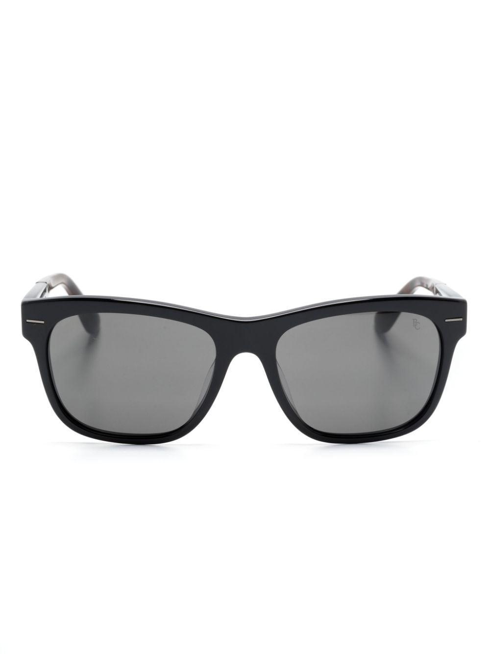 Square-frame Sunglasses In Black Product Image