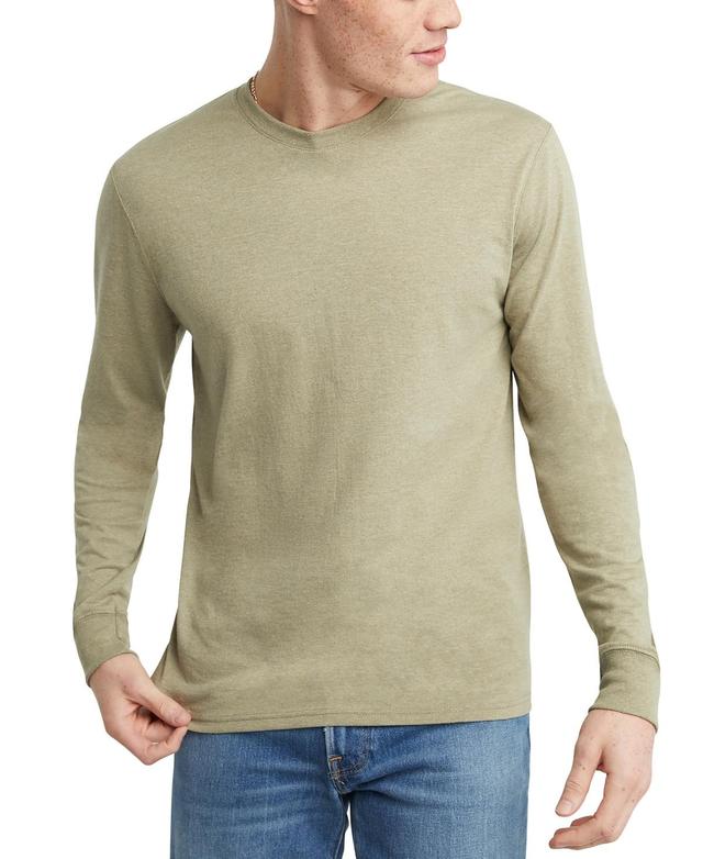 Mens Hanes OriginalsTri-BlendTee Oregano Grey Product Image