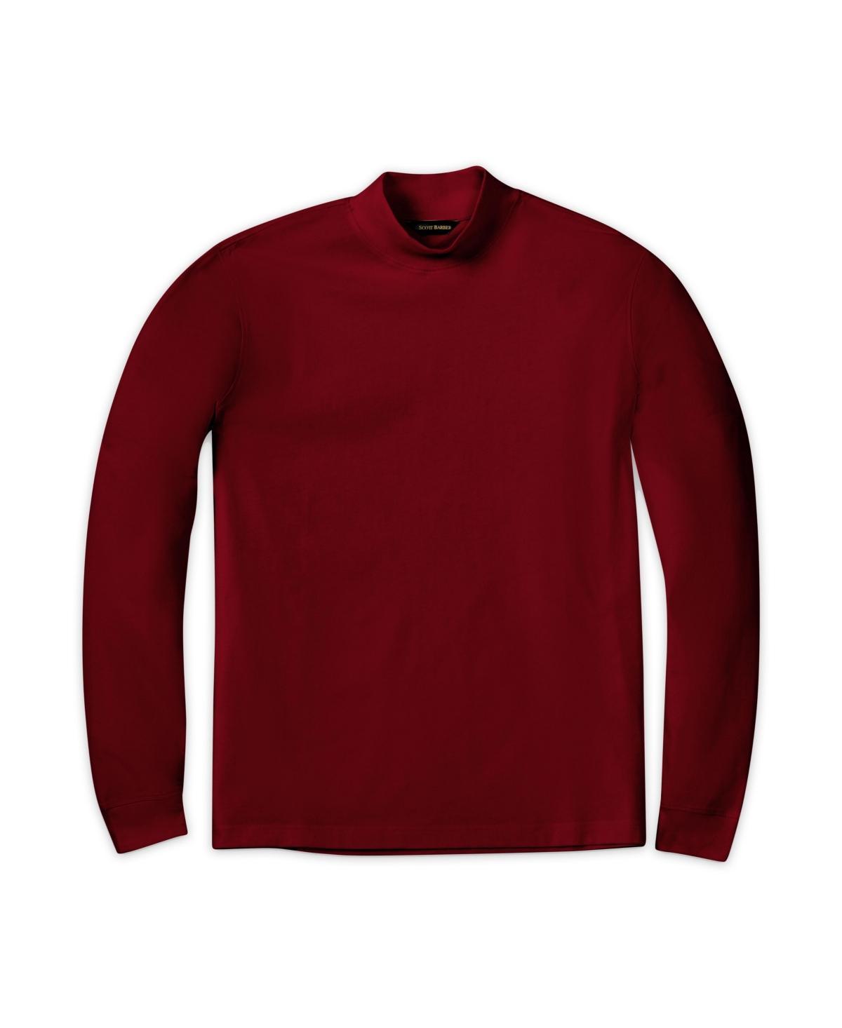 Scott Barber Mock Neck Pima Cotton Interlock Sweatshirt Product Image