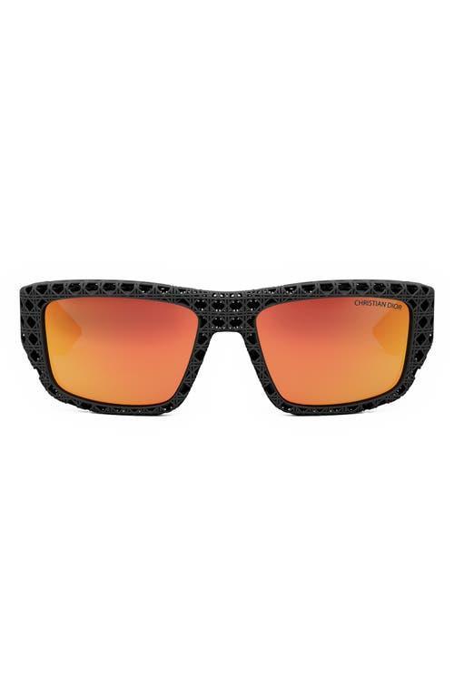 Mens Dior3D S1I 57MM Square Sunglasses Product Image