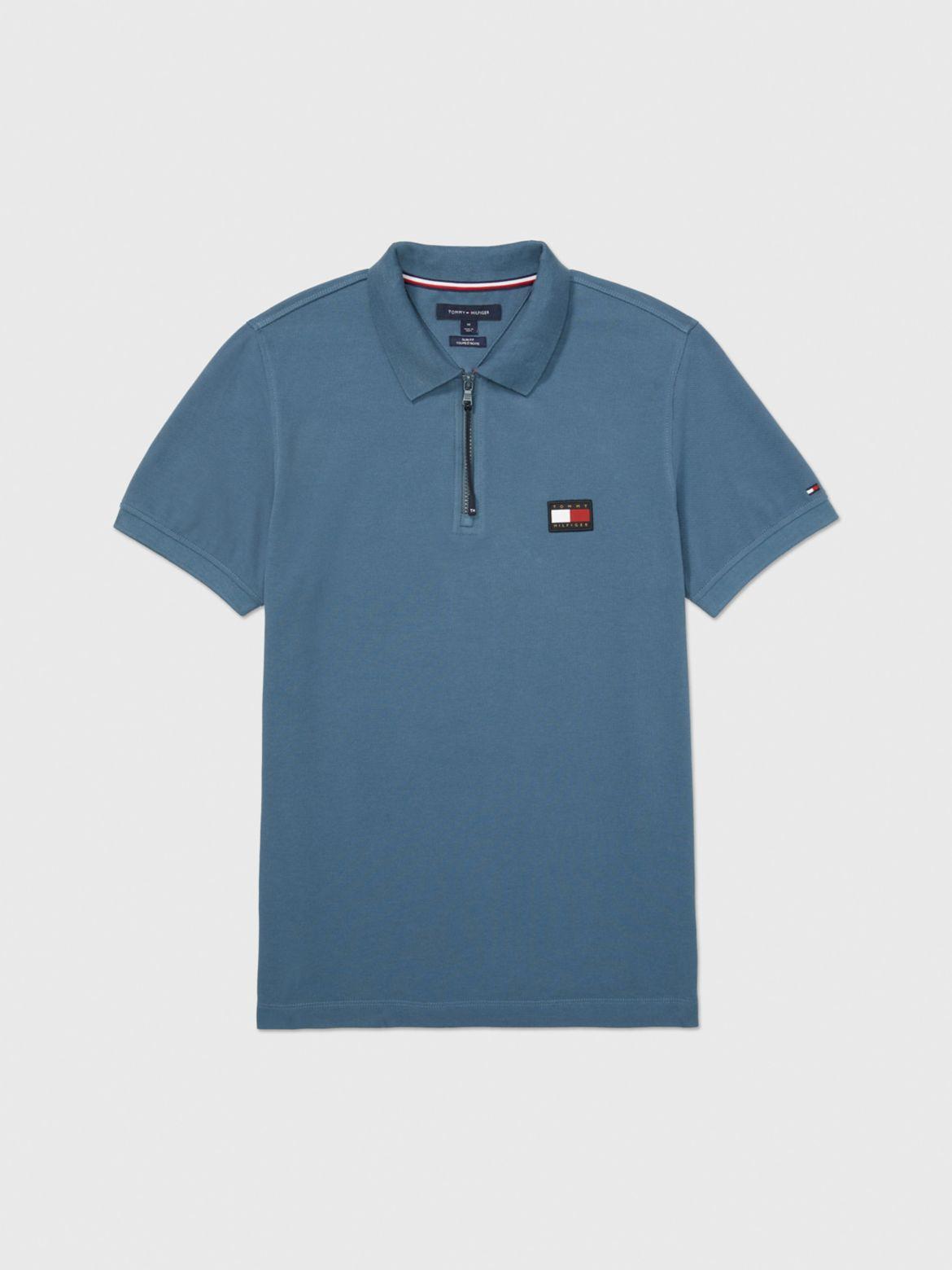 Tommy Hilfiger Men's Slim Fit Pop Collar Polo Product Image