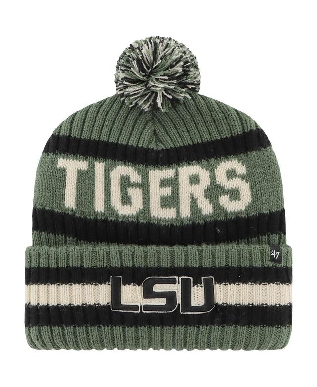 Mens 47 LSU Tigers OHT Military Appreciation Bering Cuffed Knit Hat with Pom Product Image