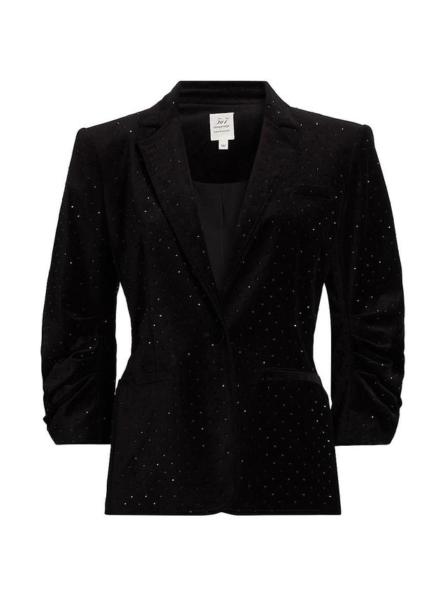 Womens Khloe Ditsy Velvetine Blazer Product Image