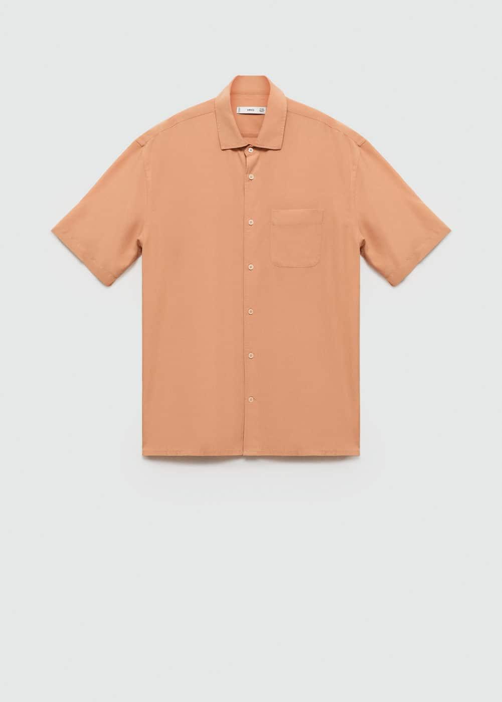 Mango Mens Relaxed-Fit Shirt Product Image