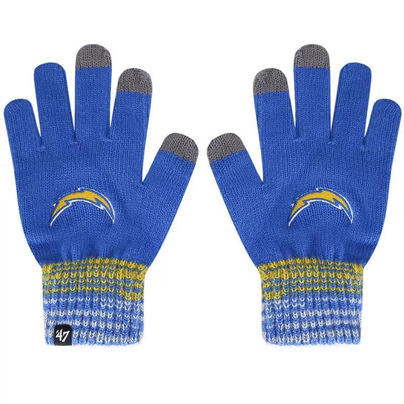 Mens 47 Los Angeles Chargers Static Gloves Product Image