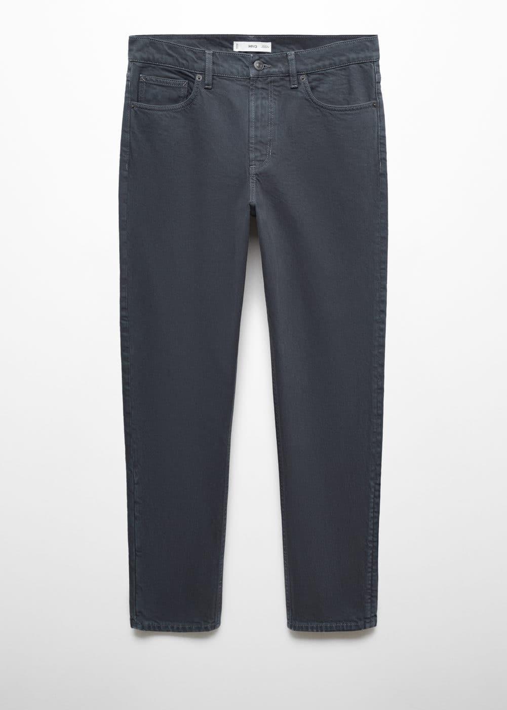 MANGO MAN - Ben cotton tappered-fit jeans night blueMen Product Image