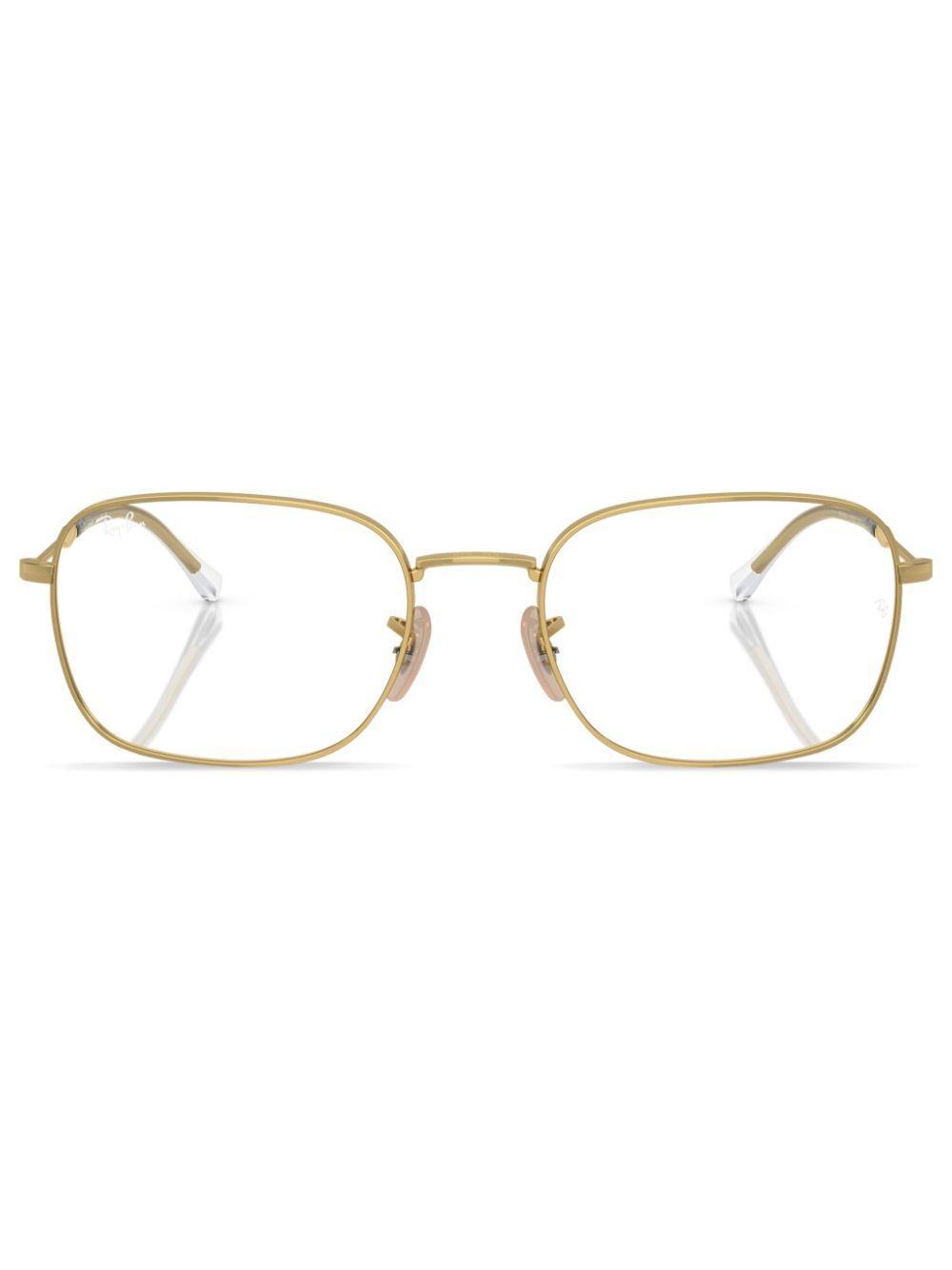 RAY BAN Square-frame Optical Glasses In Gold product image