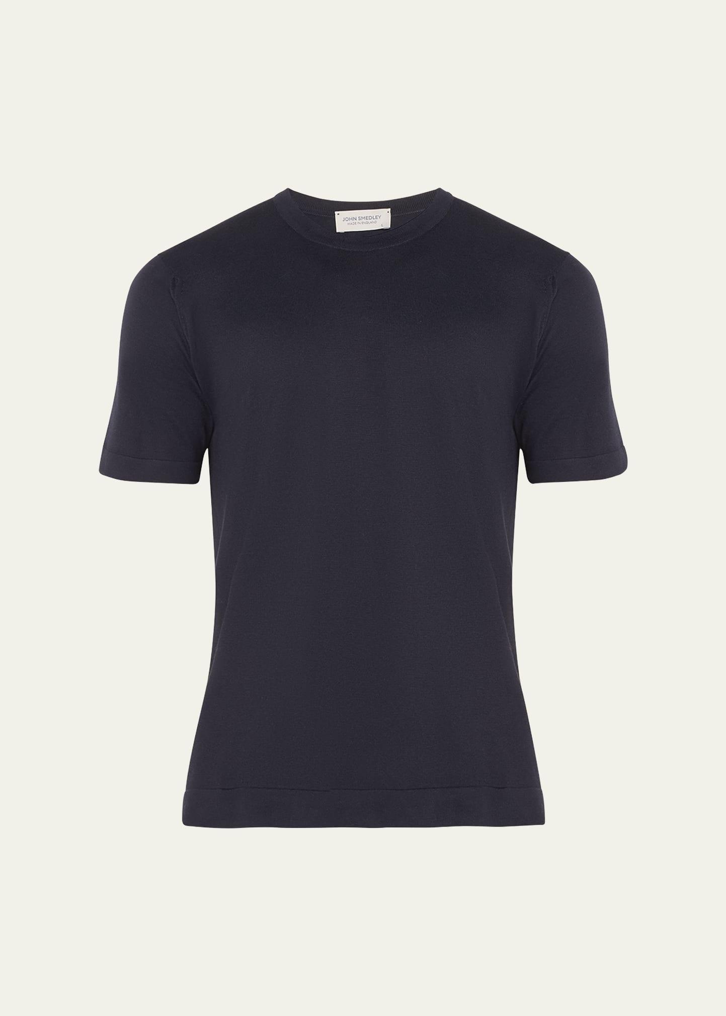 John Smedley Mens Lorca Crewneck T-Shirt Product Image