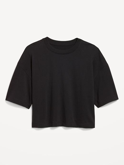 Vintage Oversized Crop T-Shirt Product Image