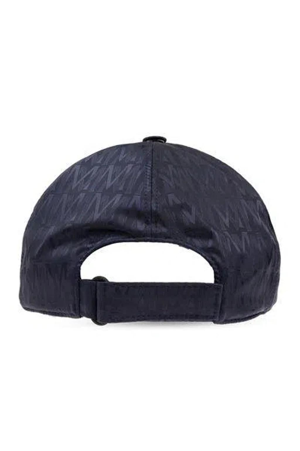 MONCLER Logo Patch Baseball Cap In Navy Product Image