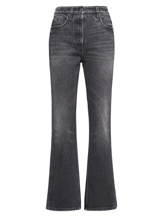 Womens Five-Pocket Denim Jeans Product Image