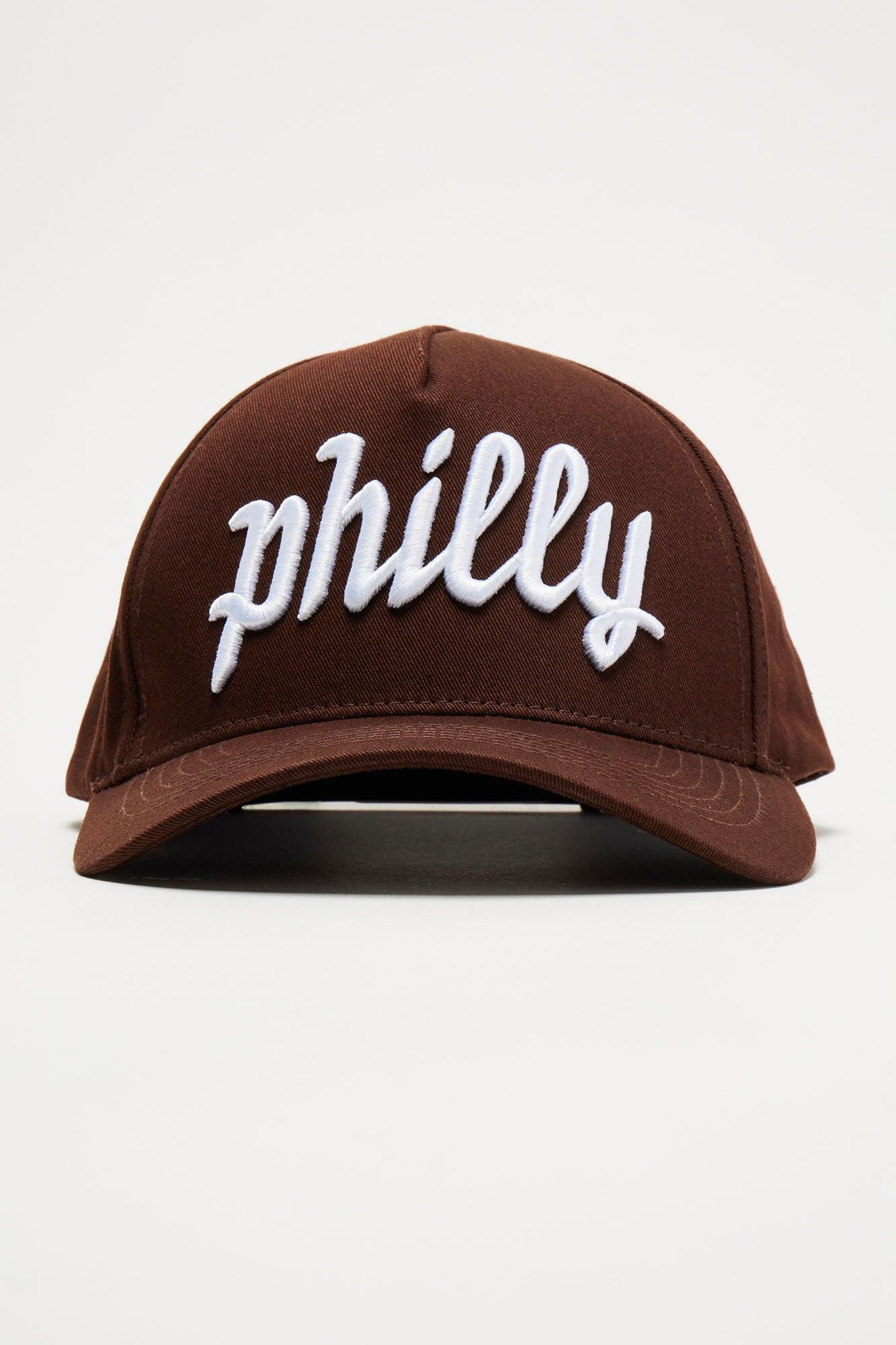 Philadelphia Snapback Hat - Dark Brown Product Image