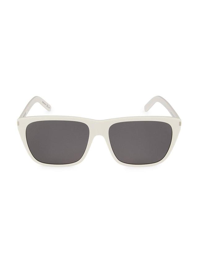 Womens Classic 57MM Rectangular Sunglasses Product Image