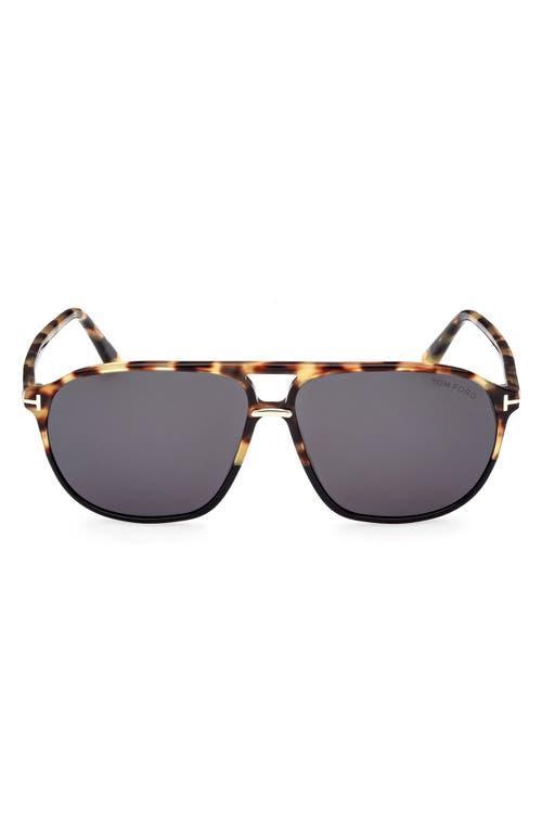 TOM FORD Bruce 61mm Navigator Sunglasses Product Image