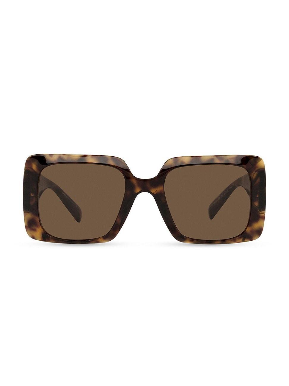 Womens 54MM Rectangular Sunglasses product image