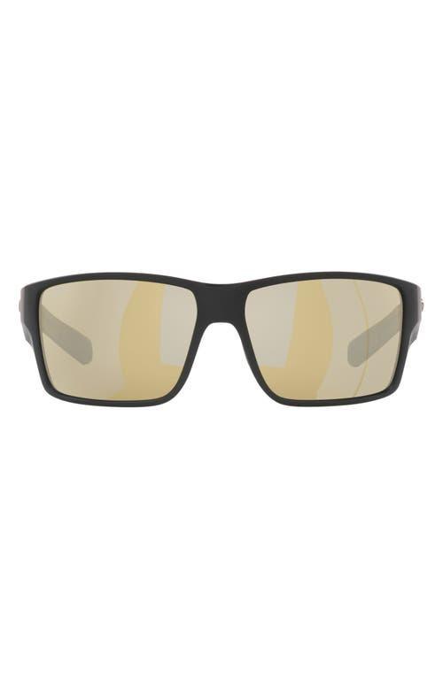 Costa Del Mar 63mm Mirrored Polarized Oversize Square Sunglasses Product Image