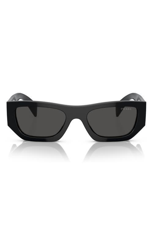 Prada 49mm Rectangular Sunglasses Product Image