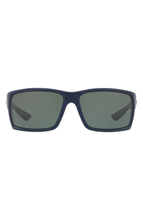 Costa Reefton Blackout Polarized Mirrored Rectangle Sunglasses Product Image