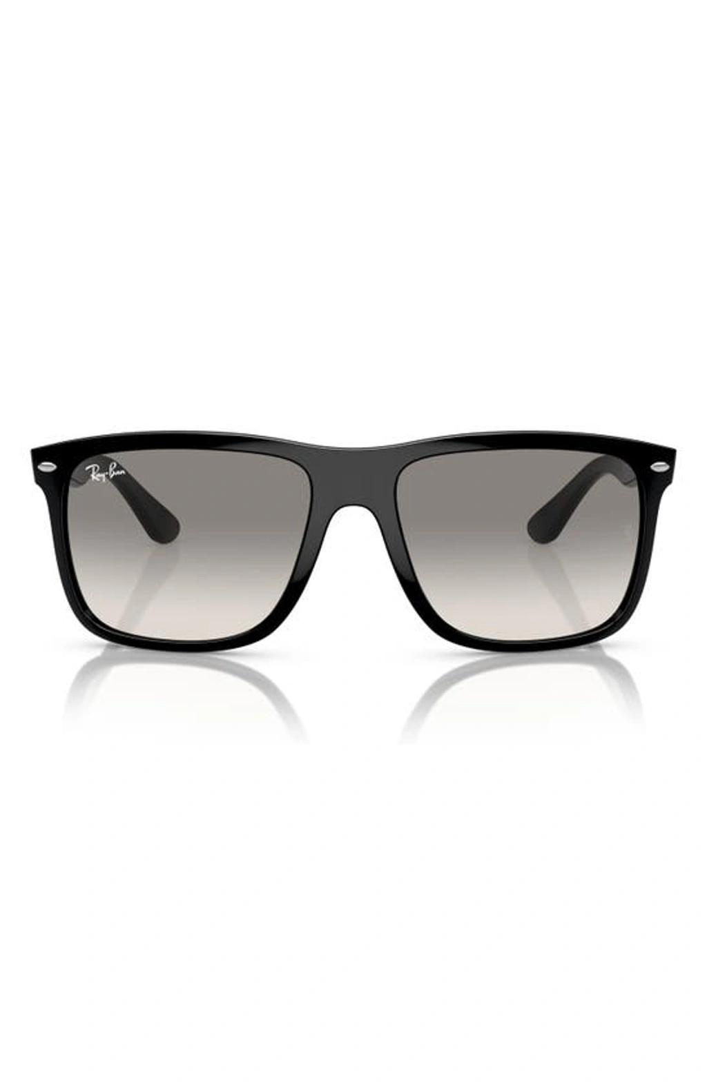 RAY BAN 57mm Gradient Square Sunglasses In Black Product Image