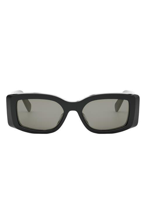 CELINE Triomphe 53mm Rectangular Sunglasses Product Image