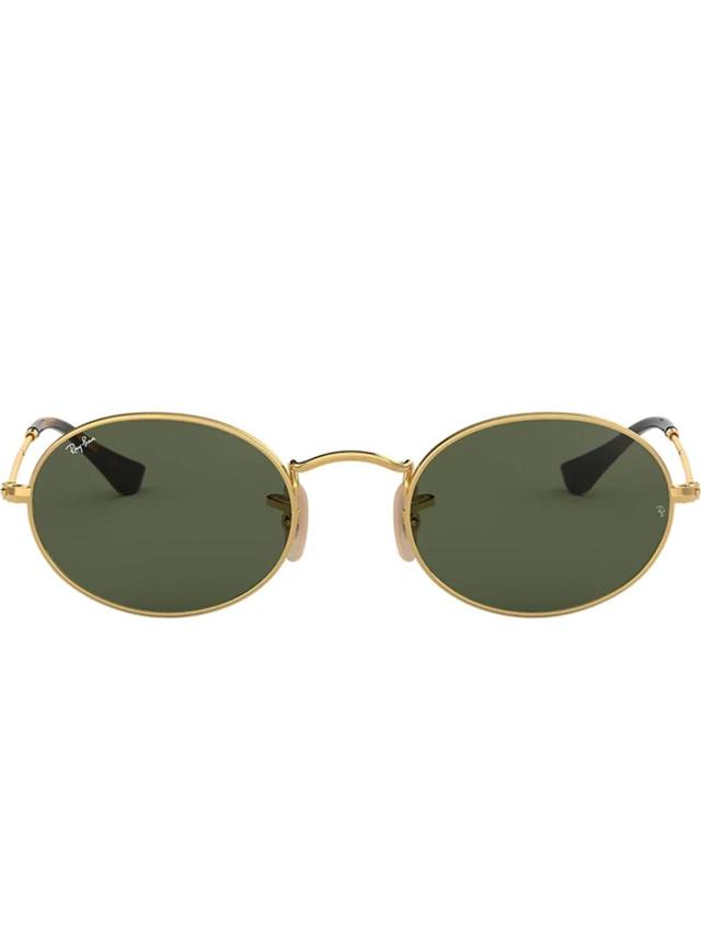 RAY BAN 56mm Irregular Sunglasses In Gold Flash Product Image