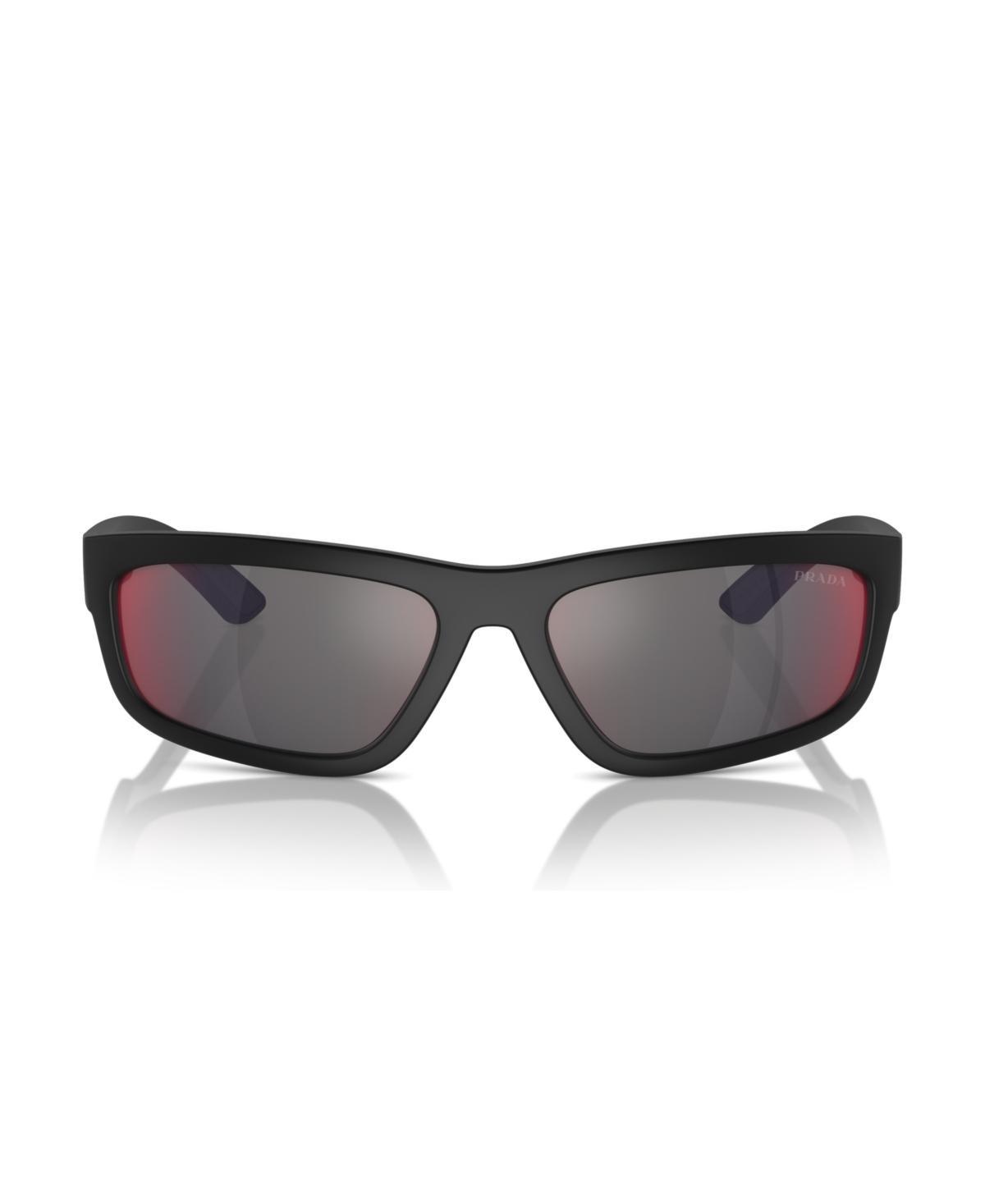 Mens Gancini Evolution Acetate Rectangle Sunglasses Product Image