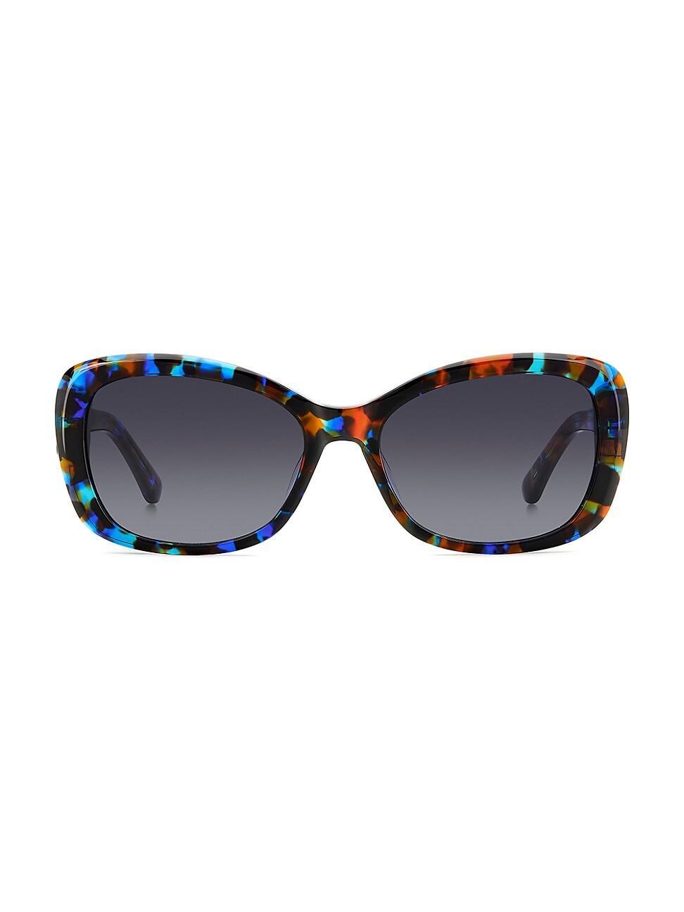 Kate Spade New York elowen 55mm gradient round sunglasses Product Image