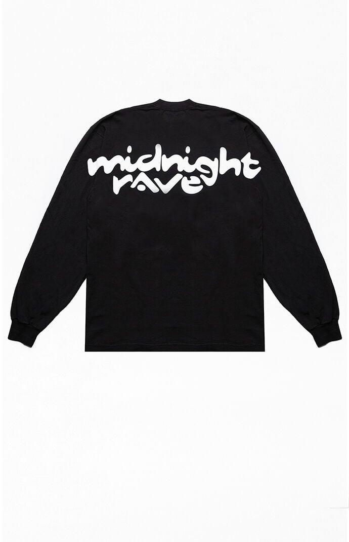 Midnight Rave Men's Techno All Nighter Long Sleeve T-Shirt Product Image