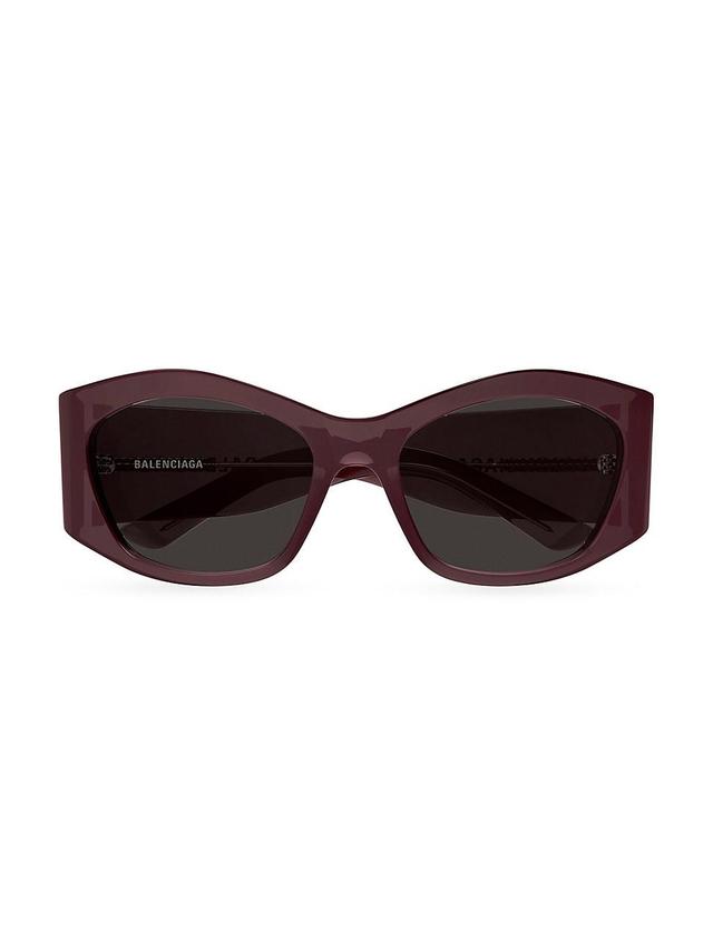 Womens Paper 56MM Rectangular Sunglasses Product Image