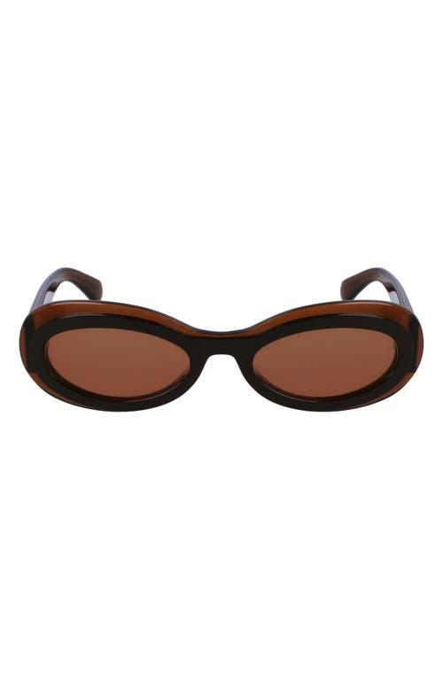 Tory Burch 53mm Rectangular Sunglasses Product Image