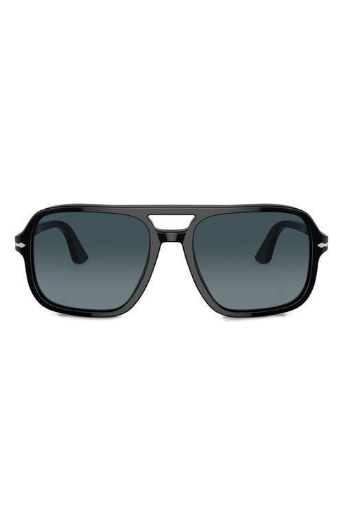 Persol 58mm Polarized Pilot Sunglasses Product Image